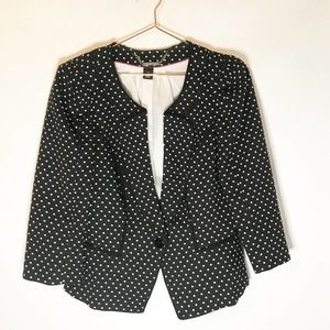 WHBM polka dot jacket size 10